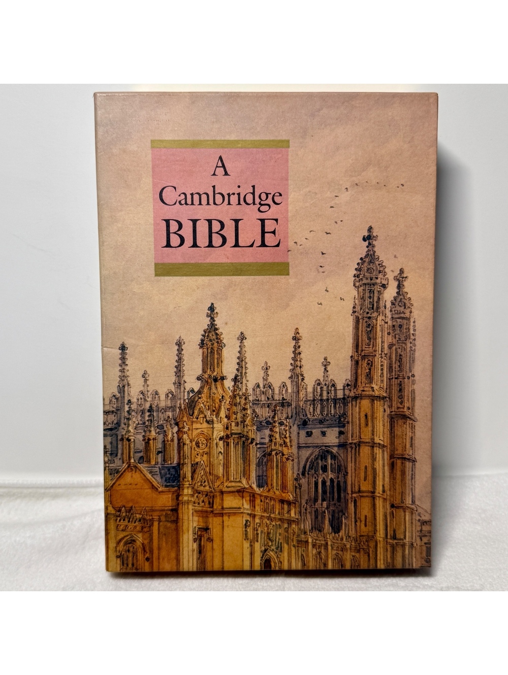 Cambridge 1989 NRSV Bible Apocrypha Cabra Bonded Leather Minister Text Box NRA12